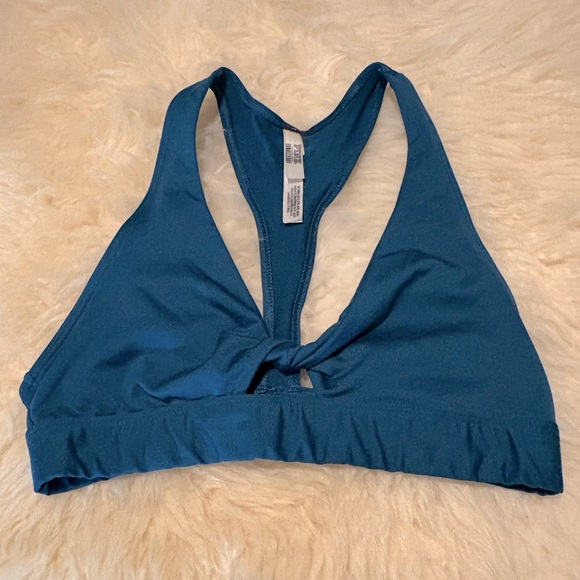 PINK Ultimate Dark Turquoise Sports Bra - Picture 1 of 3